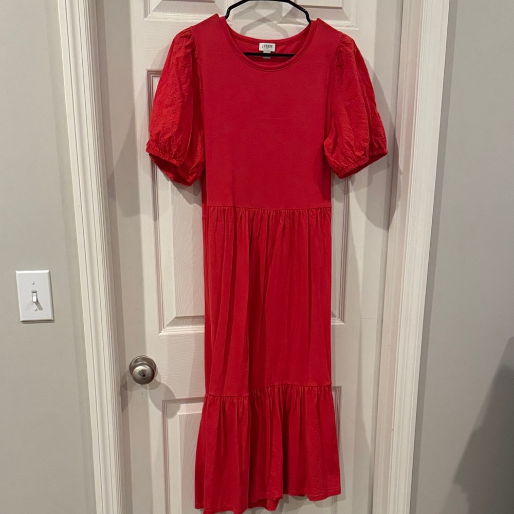 J. Crew Vibrant Red Top